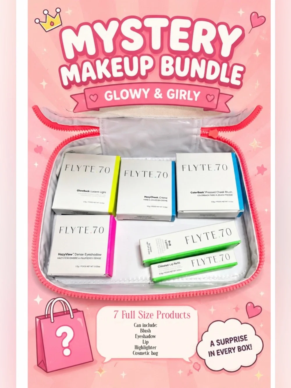 Flyte 70 makeup 7pcs bundle - Picture 1 of 12